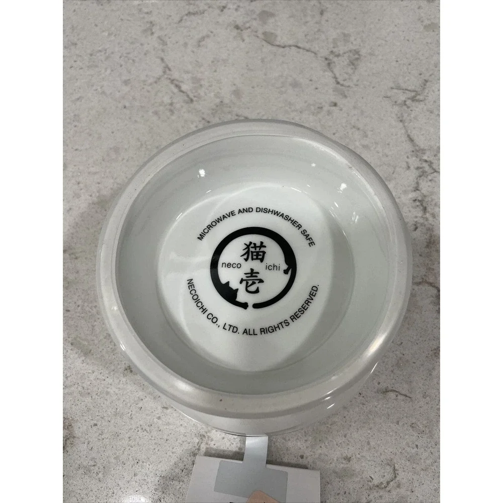 NECO ICHI Necoichi 5x3” Raised Cat Food Water Bowl JELLY BEANS Anti-skid NEW